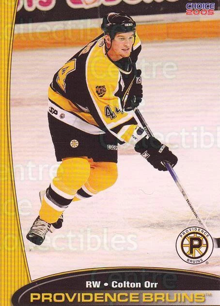 2004-05 Providence Bruins #15 Colton Orr - Image 1 of 1