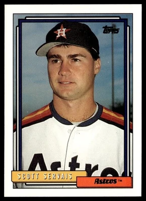 1992 Topps Scott Servais Houston Astros #437 - Image 1 of 2