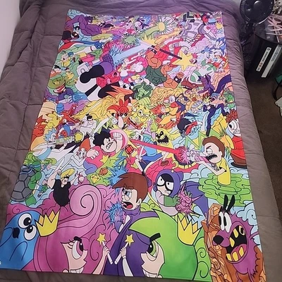 90-е Cartoons Тяжелый Гобелен Nickelodeon Cartoon Network - Изображение 1 из 4