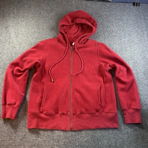 Vintage High Sierra Red Zip Hoodie Grunge Goth Workwear - Bild 1 von 15