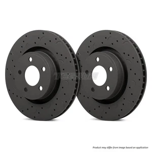 HAWK Performance Talon Slotted & Drilled Brake Discs Rear - HTC5303 - Picture 1 of 2