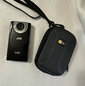 JVC PICSIO GC-FM2BU Full HD Video Pocket Camcorder w/ Touch Screen - TESTED - Picture 1 of 7