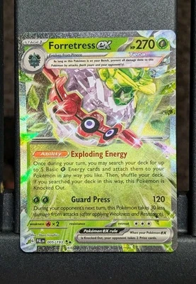 Forretress ex 005/193 Sv02: Paldea Evolved Holo - Image 1 of 3