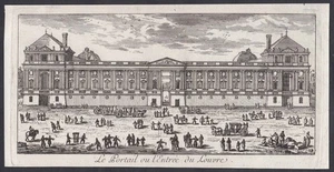 Paris Louvre Musee Museum Gabriel Perelle gravure etching Kupferstich vue - Bild 1 von 1