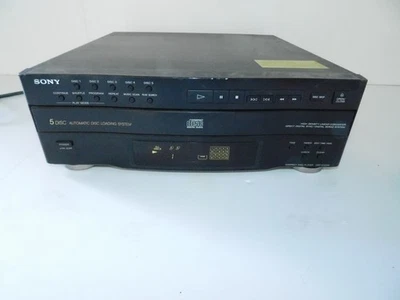 SONY COMPACT DISC PLAYER CDP-C322M 5 DISC AUTO DISC LOADING SYSTEM (JPS89) - Image 1 of 4