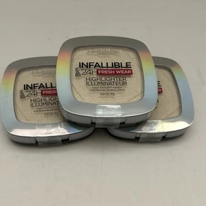 L'Oreal Infallible Longwear Powder Highlighter Illuminator 05 Icy Glow 0.31 Oz - Picture 1 of 2