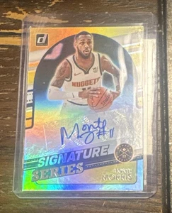 Panini Donruss Signature Series Monte Morris 2021-22 #SS-MMS automático - Imagen 1 de 2