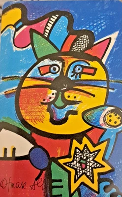 Telefonkarte Sternzeichen Otmar Alt " Jahr des Tigers " Telekom  P 08  04/94 - Bild 1 von 2