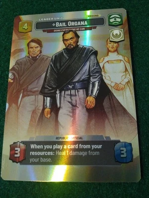 STAR WARS UNLIMITED SECRETS OF POWER SHOWCASE #1028 BAIL ORGANA - Image 1 of 2