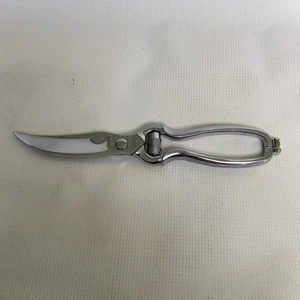 "Tijeras para aves de corral Boker cromo 10 1/4"" hoja total 3"" estado usado vintage" - Imagen 1 de 7