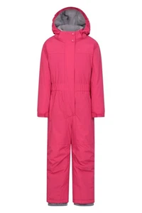 Mountain Warehouse Kids All In One Waterproof Snowsuit Fleece Lined Boys Girls - Picture 1 of 63