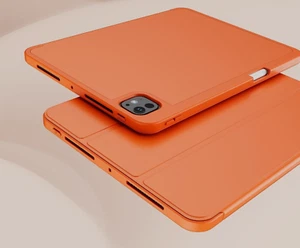 VAKS für iPad Pro 10 Zoll Hülle 6. Generation mit Stifthalter Orange NEU! - Bild 1 von 1