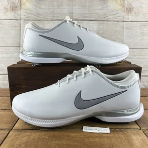 Nike Air Zoom Victory Tour 2 Golf  White Black Platinum CW8155-100 Men Size 14 - Picture 1 of 9