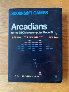 BBC Model B - Arcadians by Acornsoft (Tape) - vintage software - Bild 1 von 3