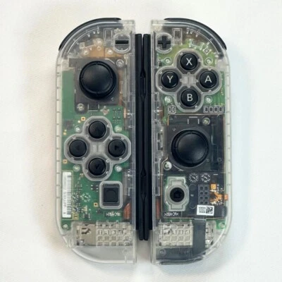 Never Drift Hall Effect Clear Nintendo Switch Joy-Cons OEM Authentic - Image 1 of 4