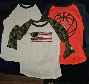 Lote Mixto de 3 Camisetas Gráficas Mangas Largas Talla 5 Adidas - Imagen 1 de 7
