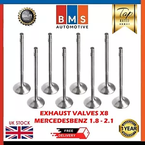 MERCEDES-BENZ CLA GLA GLC GLE SLC OM651 2.1 D EXHAUST VAVLES SET X8 A6510500127 - Picture 1 of 8