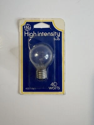  GE 40S11N/1 40W Appliance High Intensity Light Bulb NEW SEALED IN PACKAGE - Image 1 of 3