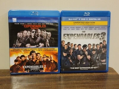 The Expendables Trilogy (Blu-Ray) The Expendables 1, 2 & 3 - Image 1 of 4