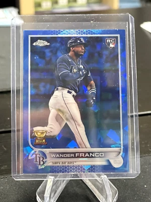 2022 TOPPS CHROME SAPPHIRE WANDER FRANCO RC RAYS CARD #215 - Image 1 of 2