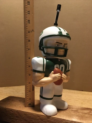 New York Jets NFL 3-D Big Sipper water bottle NEW! Cover