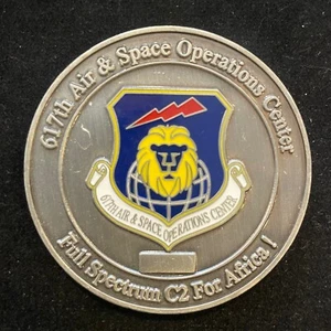 617th Air & Space Operations Center USAF Africa Challenge Coin - Bild 1 von 2