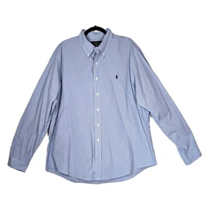 Ralph Lauren Hemd Herren Gr. XXL Micro Gingham Pony Button Down 100% Baumwolle Preppy - Bild 1 von 8