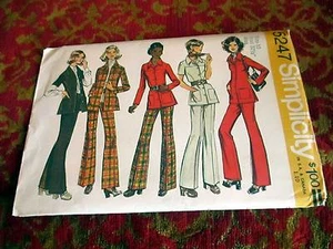 NUEVO TALLA 10 Simplicity 5247 Misses CAMISA CHAQUETA PANTALONES SIN CORTAR Y DOBLADO DE FÁBRICA FF - Imagen 1 de 3