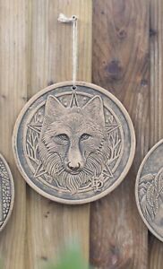 Wild One By Lisa Parker - Bronze Terracotta Garden Wolf Wall Art Plaque