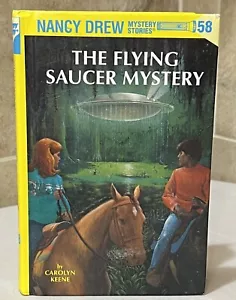 Nancy Drew The Flying Saucer Mystery Hardcover Book #58- Used - Picture 1 of 3