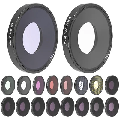 JUNESTAR UV ND CPL 15x Marco Star Night Streak Lens Filter for DJI Osmo Action 4/5 Pro