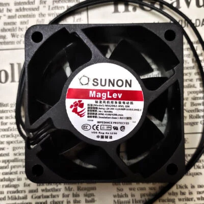 1Pcs For SUNON MA2062-HVL .GN 220V 6025 6cm 2-wire Cooling Fan - Bild 1 von 4
