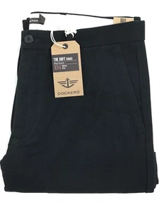 DOCKERS ORIGINAL LEVI'S D1 SCHMALE PASSFORM FLACHE VORDERHOSE WEICHE KHAKI CHINOHOSE - Bild 1 von 30