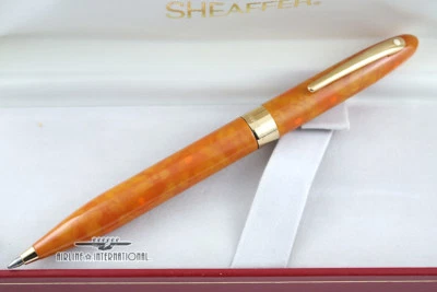 Bolígrafo Sheaffer Modern Crest amarillo cadmio laca Nova Foto 1 de 2