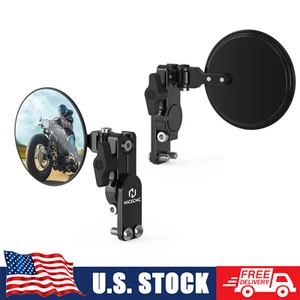 Rearview Side Mirror Quick Flip Mirrors For KAWASAKI KLX140L KLX125/110 KLR650 - Picture 1 of 10