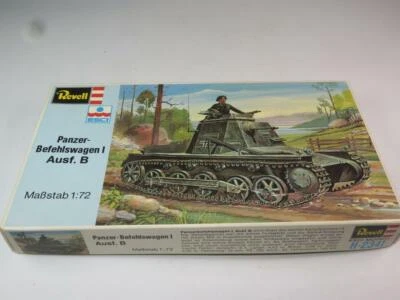 Revell / Esci 1/72 Kit Modello H-2341 Panzer-Befehlswagen 1 Ausf. B Sealed 1978 - Immagine 1 di 4