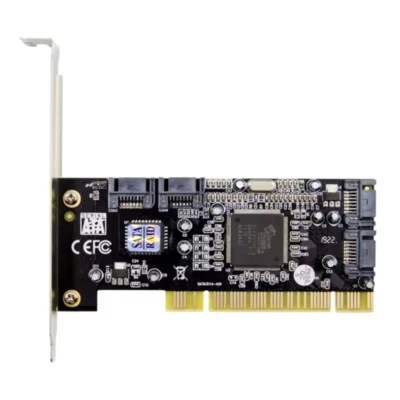 4-port PCI Extension To SATA Expansion Conversion Card SiI3114 Controller Chip - Image 1 of 4