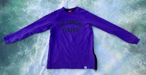 Vintage Nike NBA Los Angeles Lakers Men's Purple Pull Over Sweatshirt Size S. - Picture 1 of 5