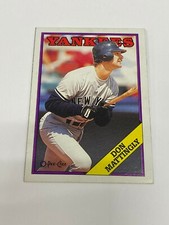 1988 O-Pee-Chee Don Mattingly Blank Back M20-19