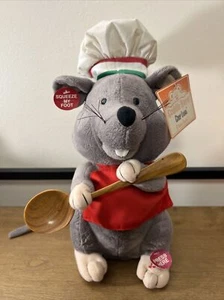NWT New Cuddle Barn Animated Plush Mouse Chef Luigi 14" Sings Thats Amore - Picture 1 of 5