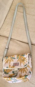 Cath Kidston Yellow Mimosa Floral Crossbody Cross Body Shoulder Sling Snap Bag - Picture 1 of 8