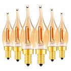Led Vintage Candelabra Bulbs Night Lights E12 C22t Edison Candle Bulbs Filament