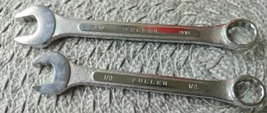 Vintage FULLER 12pt Kombi-Schraubenschlüssel, Größen 1/2” und 9/16” ~ 2-teiliges Set ~ sehr guter Zustand - Bild 1 von 14