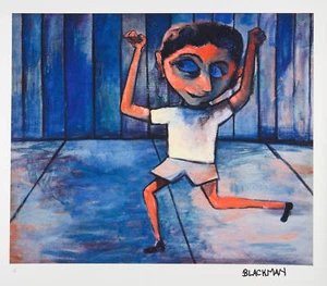 Charles BLACKMAN Self Portrait of a Schoolboy 1953 - iconic Australian art print - Picture 1 of 4