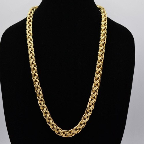 Givenchy Collana Vintage PESANTE Catena Grano Grossa Passerella Firmata COSÌ COM'È BinG anni 80