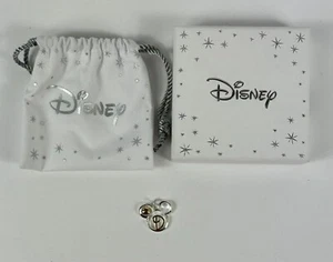 Disney 925 Silver Mickey Heart Pendant With Letter D LA Rocks - Picture 1 of 7