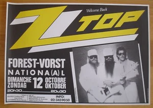 Cartel de concierto original ZZ TOP '86 - Imagen 1 de 1