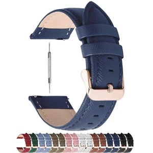 Watch Band Belt 14Mm 16Mm 18Mm 20Mm 22Mm 24Mm Cross Pattern Series Smart _ - Picture 1 of 8