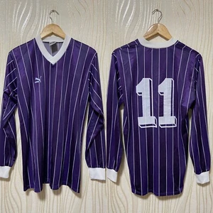 PUMA 80s FOOTBALL SHIRT SOCCER JERSEY LONG SLEEVE sz 7-8 - Picture 1 of 9