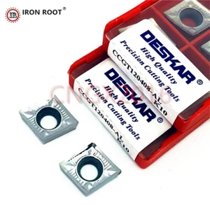 DESKAR 10P CCGT120408-AL K10 Aluminum Carbide Insert CNC Turning Tool for SCLCR - Picture 1 of 6